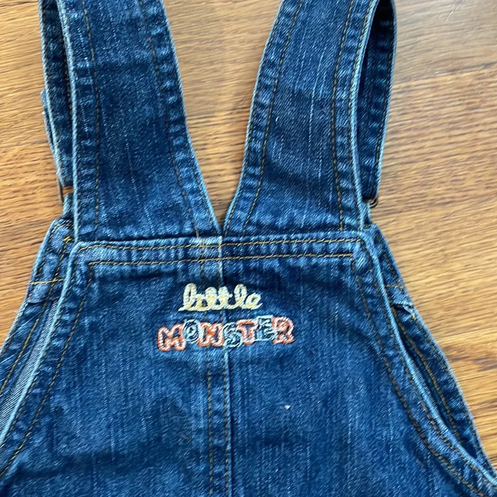 Blue Jean overalls (12m)‎